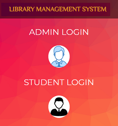 Library Management System interface