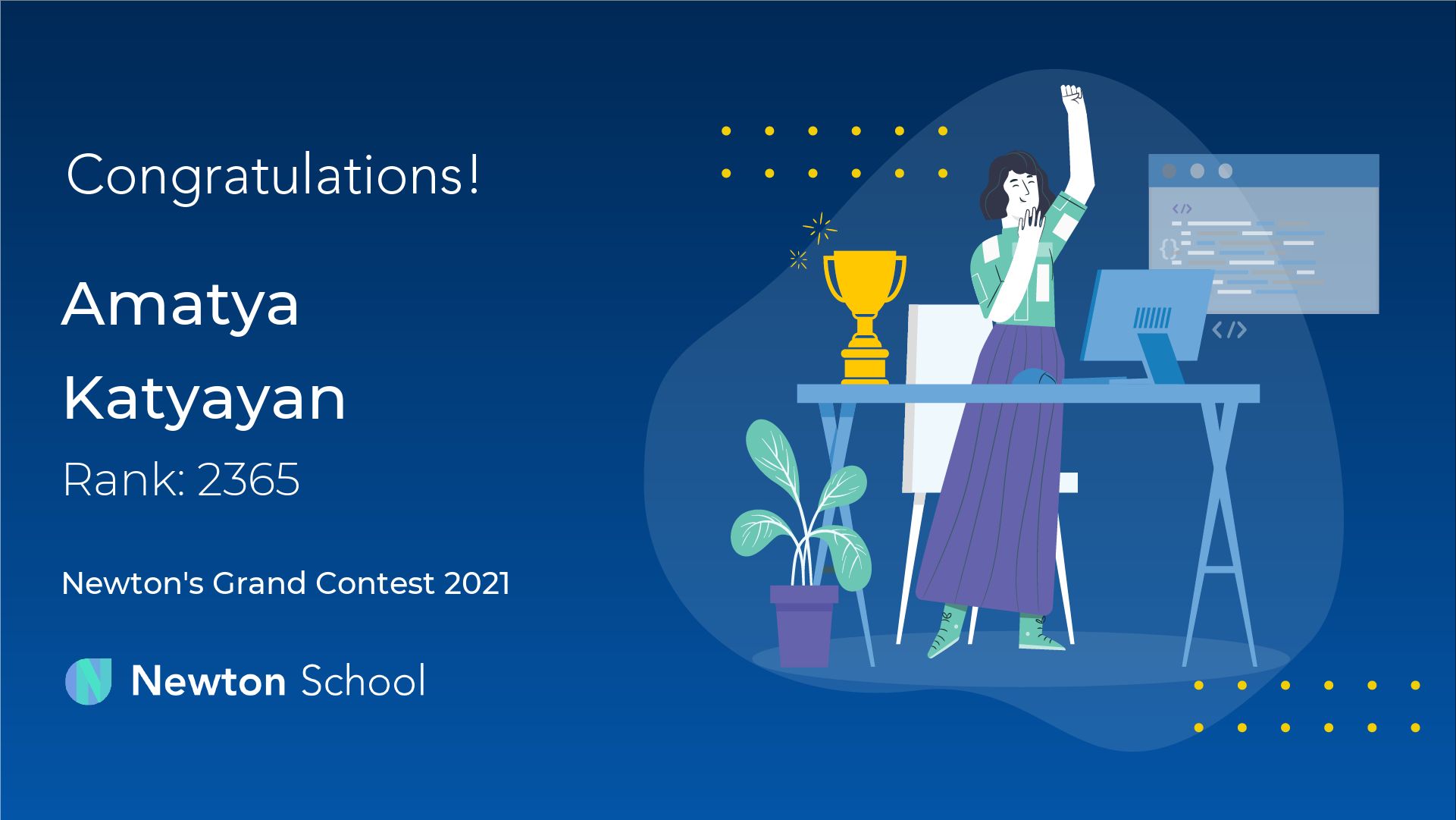 Newton School Grand Coding Contest results