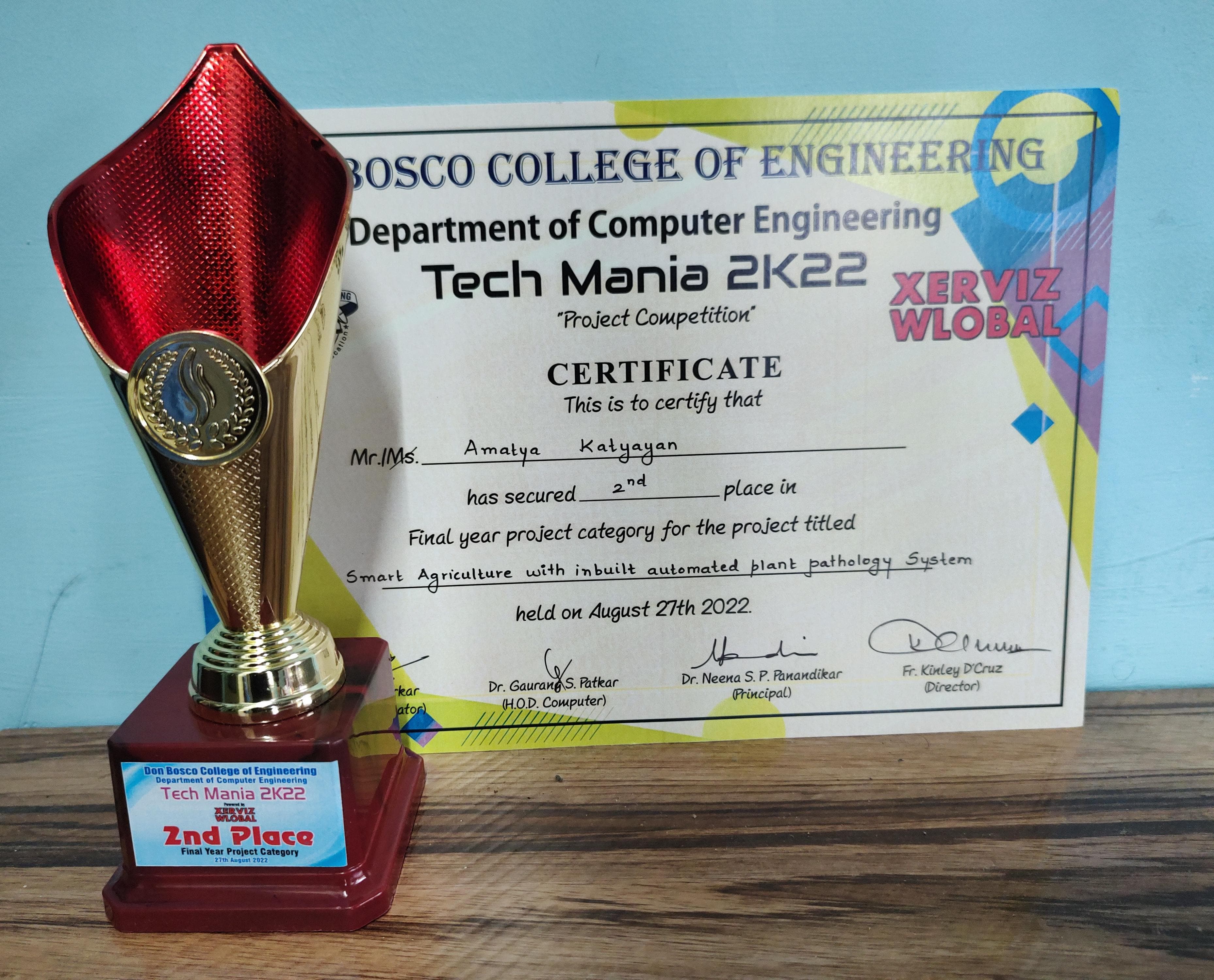 Tech Mania Certificate